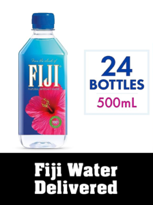 FIJI Natural Artesian Bottled Water 500 mL / 16.9 Fl Ounce (Pack of 24)